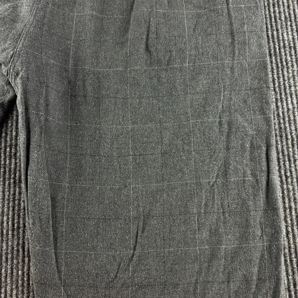 Polo Ralph Lauren Men XL Gray Windowpane Plaid Flannel Pajama Pants Lounge Sleep